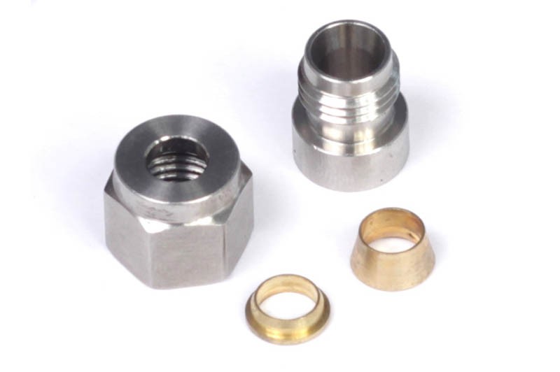 Haltech 1/4in Stainless Steel Weld-On Kit (Incl Nut