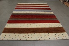 Antik handgeknüpfter Orient Gabbeh kashguli Teppich 256 x 173 cm (( NEU ))