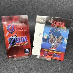 Zelda Master Quest (GameCube) - Authentic Manual Only W/ Inserts Great Condition