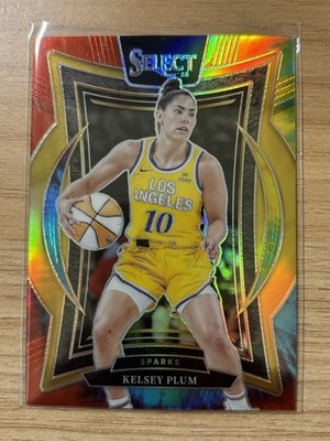 2025 Panini Select WNBA Kelsey Plum #31 Tie Dye Concourse /25