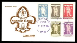 Mayfairstamps Panama FDC 1964 boy scouts and girl guides First Day Cover cca_025