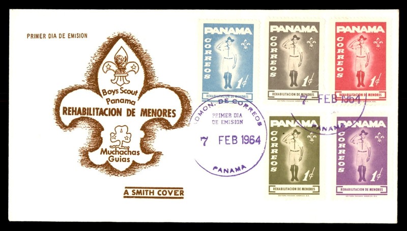 Mayfairstamps Panama FDC 1964 boy scouts and girl guides First Day Cover cca_025
