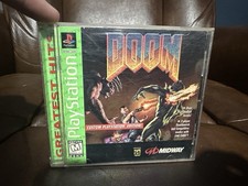 Doom (PlayStation, PS1, 1995) Greatest Hits, CIB, Complete, Tested & Works