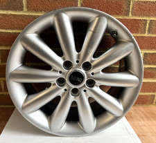 MINI F55 F56 F57 17" LA Wheel Cosmos 10 Spoke 499 Silver Alloy Rim Wheel   #9316