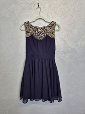 Little Mistress Occasion Dress Size 10 Navy Wedding Party Cruise Prom Event