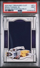2024 PANINI NATIONAL TREASURES COLLEGIATE ROOKIE RELIC BRIAN THOMAS JR /99 PSA 9