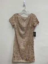 NWT VINCE CAMUTO Size 8 Pale Peach Sequins Ladies Dress