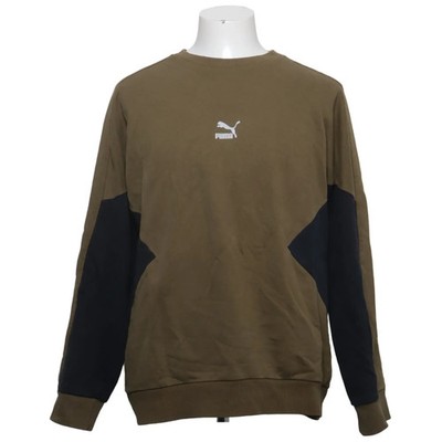 Puma, Sweatshirt, Größe: L, Grün/Blau, Baumwolle/Elasthan, Sonstiges #Yv4