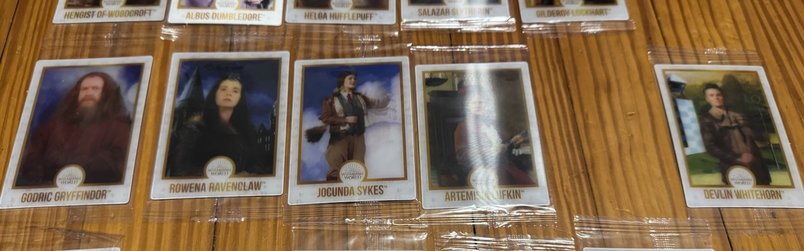 Harry Potter Chocolate Frog Wizarding World Lenticular Cards (Lot of 17) No Dupe
