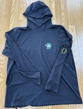 Notre Dame Football Team Issued Under Armour Leprechaun Hooded Shirt XL Playoff