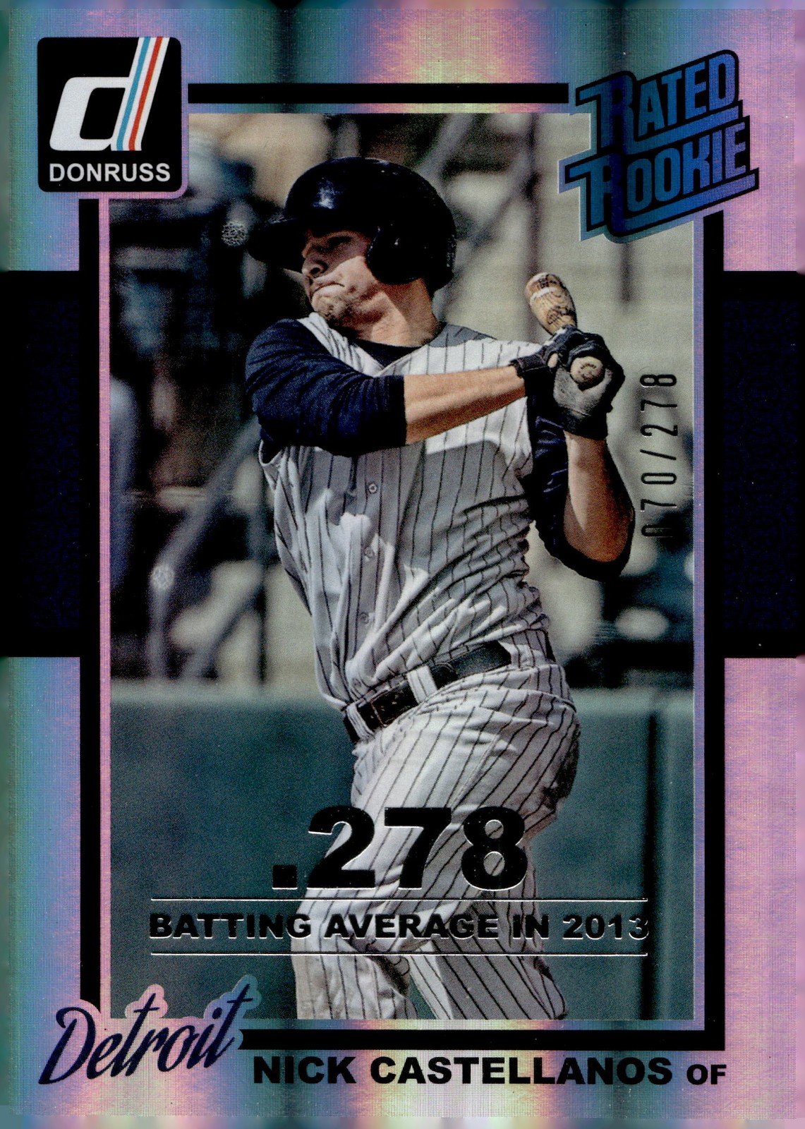 2014 Donruss #33 Nick Castellanos Stat Line Season #/278