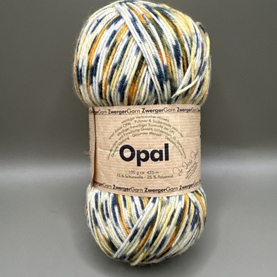 Opal German Sock Yarn 75% Wool 25% Nylon 100g Skein Color Brasil