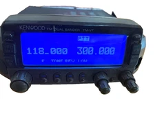Kenwood TM-V7A/FM Dual-Band FM Transceiver Main Unit Only Tested -Power On As is