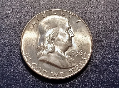 Gem BU 1956 Franklin Half Dollar