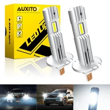 H1 LED HEADLIGHT HIGH BEAM OR LOW BEAM BULBS CONVERSION KIT SUPER BRIGHT 6500K