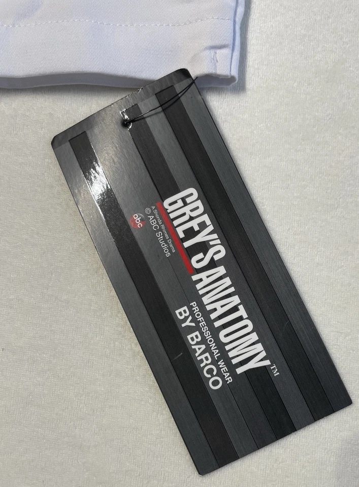 XS Waistband Barco LAB COAT Women’s 33” L 3 Pocket White GREY’S ANATOMY 4481 - Image 4 of 4