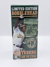 Scott Hatteberg Oakland A's MLB 2012 SGA Talking Bobblehead NIB 20 Game W Streak