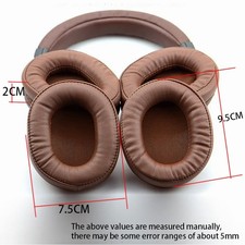 Replacement Leather Ear Pads for Audio-Technica ATH-MSR7, M50X, M40X, M30X, M70