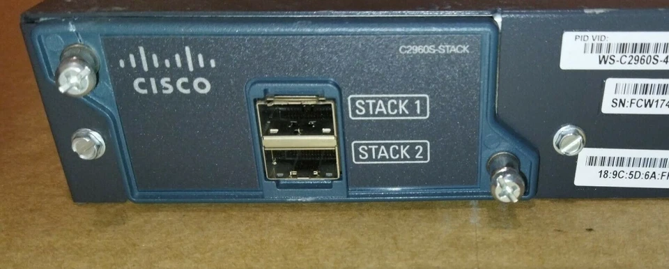 🔷 Switch Cisco Catalyst 2960S 48 Ports Gigabit PoE+ 740W Stackable 🔷 - Photo 4/4