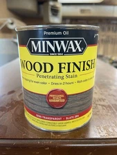 Minwax Slate 284 Wood Finish Oil-Based Wood Stain 1 Quart