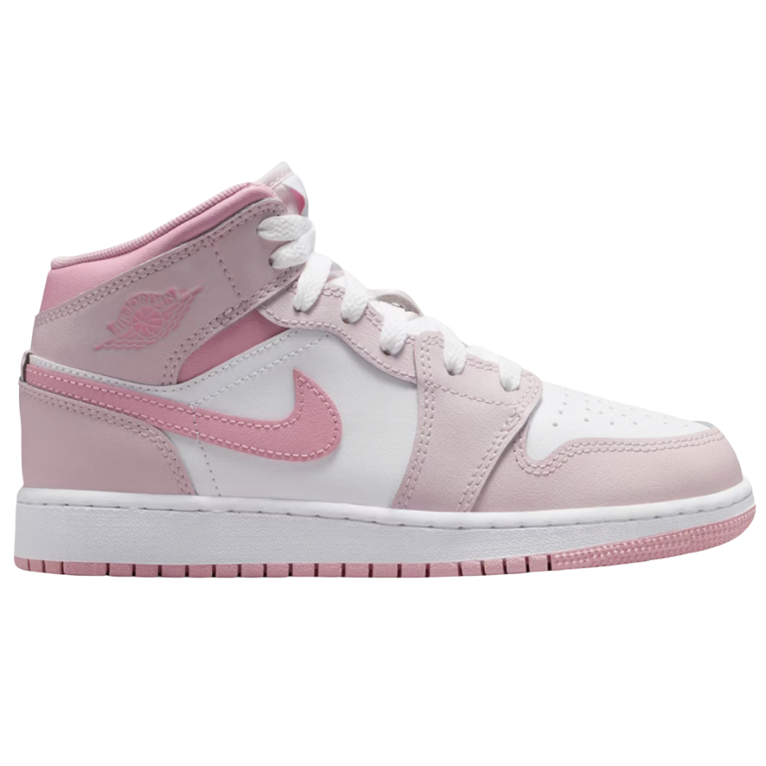Nike Air Jordan 1 Mid Pearl Pink White DQ8423-600 GS New | eBay