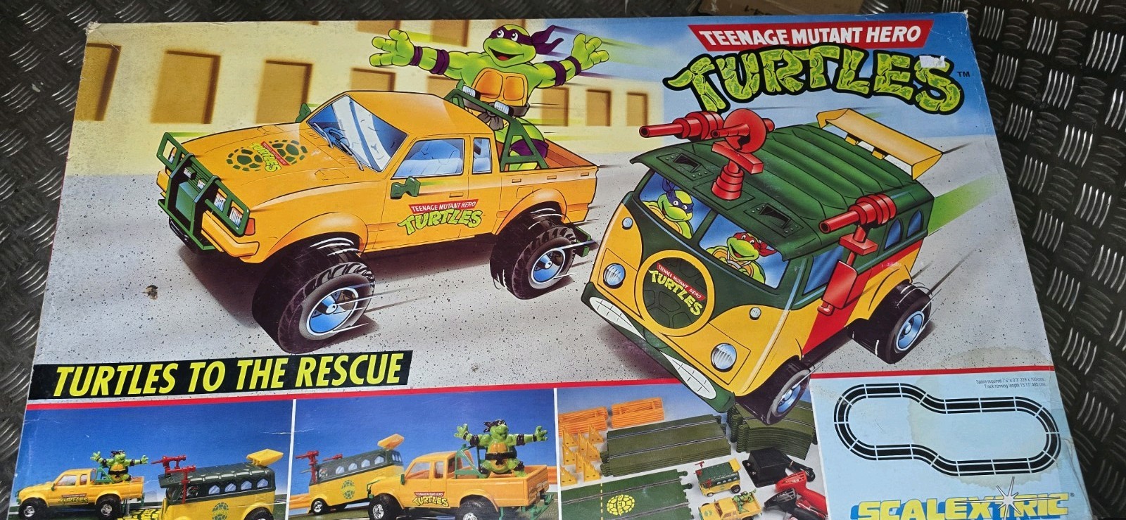 Voiture Tortoise Racer Tortues Ninja Vintage TMNT Scellé Voiture Tortoise Racer Tortues Ninja Vintage TMNT Scellé