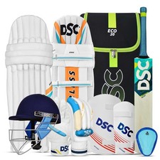 DSC Cricket Set Kashmiri Willow Herren Erwachsene kurzer Griff Intense Force Atmos