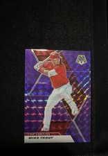 2021 Panini Mosaic - Mike Trout #103 Purple Mosaic Prizm /49