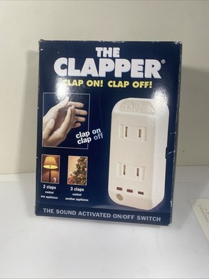 The Clapper The Original Home Automation Sound Activated Clap On/Off Switch NOB