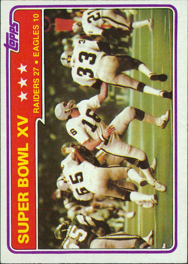 1981 Topps - Jim Plunkett, Kenny King #494 (RC)