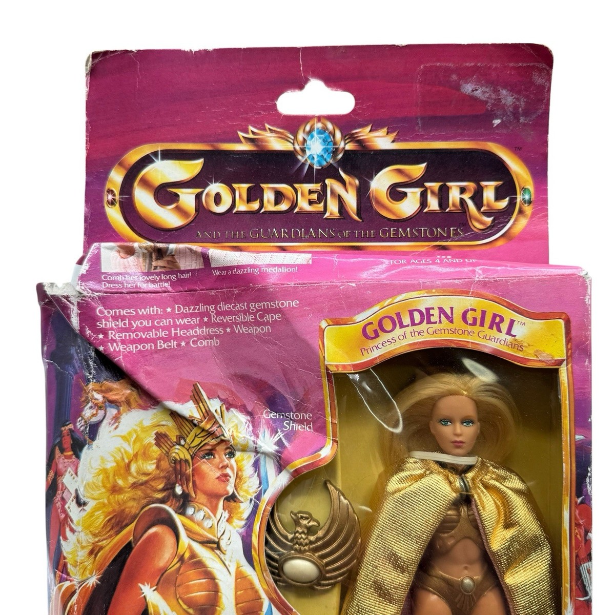 Golden Girl 1984 Galoob Action Figure Guardians Of The Gemstones