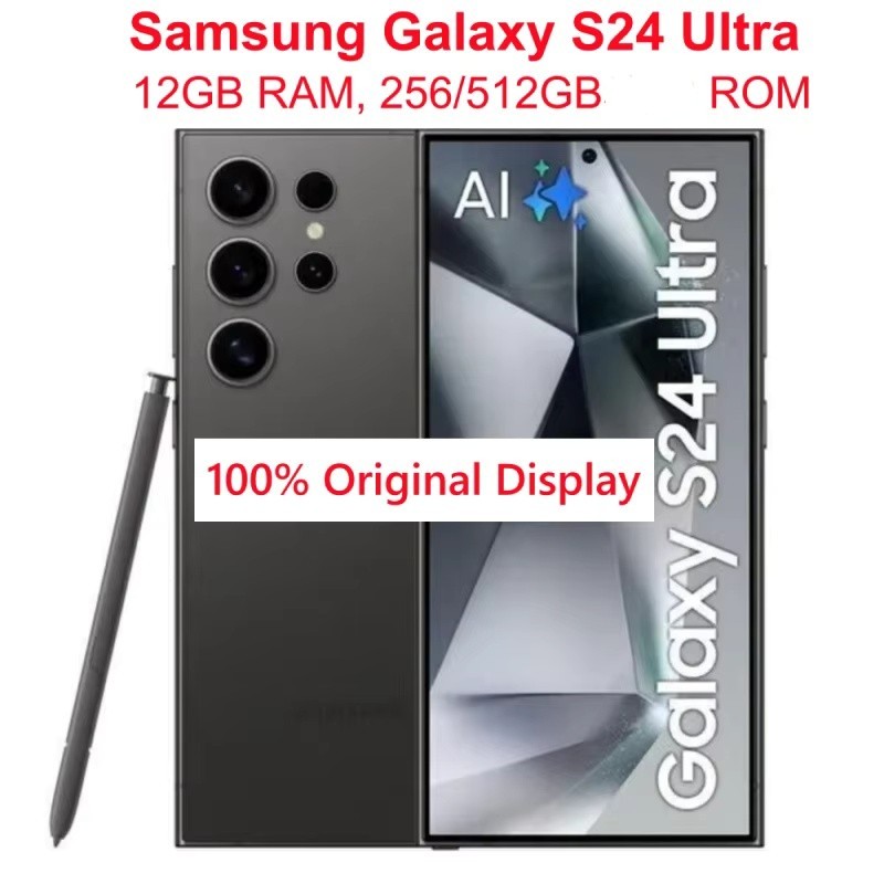 Samsung Galaxy S24 Ultra - 256 GB - Titanium Blue (Unlocked) for