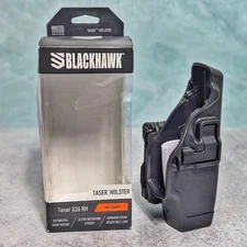 NEW BLACKHAWK LEVEL 2 DUTY HOLSTER FOR TASER X26 X-26  RIGHT 44H015BK-R RH HIP