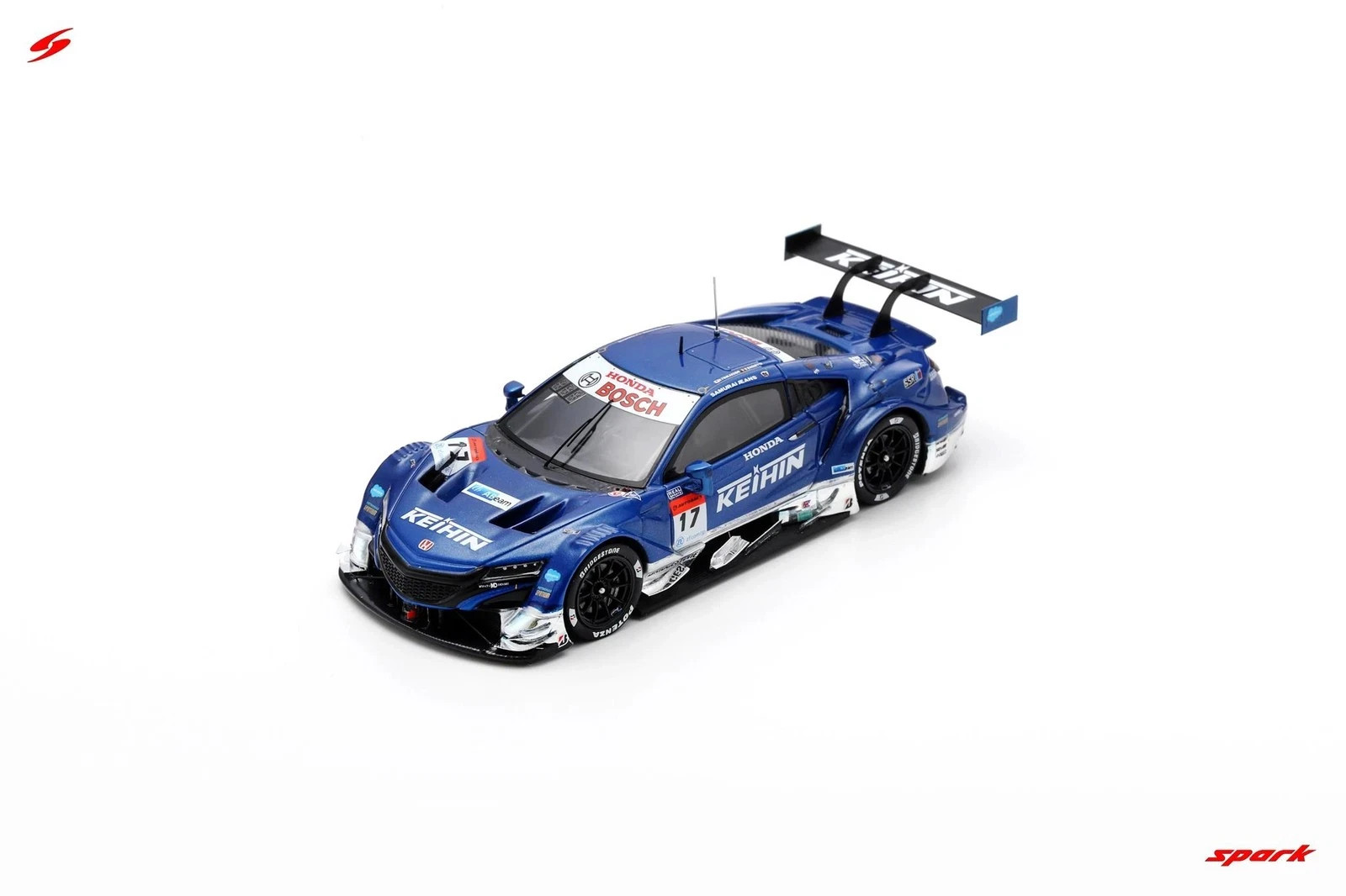 Honda NSX-GT 1/43 Spark SGT109 miniature haut de gamme de la course Super GT 2020 Keihin