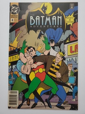 The Batman Adventures #4 Newsstand DC Comics 1993 Based on the FOX Cartoon Robin