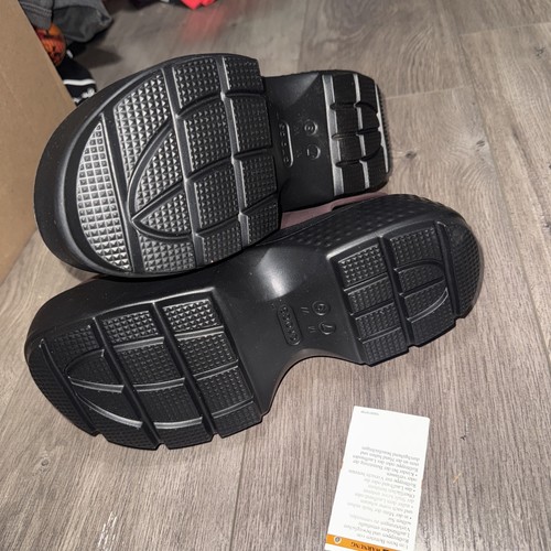 Crocs | NEW! Stomp Fisherman Platform Sandals - Black Men 7 Women 9 - Picture 6 of 6