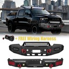 Front Rear Bumper W/Winch Plate For 2019 2020 2021 2022 2023 Dodge RAM 2500/3500