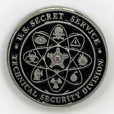 US Secret Service Technical Security Division USSS Law Enforcement Enamel Pin