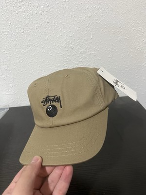 Stussy 8 Ball Cap – Beige / Khaki Tan Dad Hat Streetwear