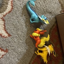 TOMY Pokémon Action Pose 3-Pack Vaporeon, Flareon And Jolteon 