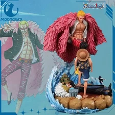 One Piece Luffy vs Dofla mingo 21cm PVC Figure GK Statue Model Toy