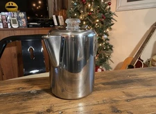 Vintage Stainless Steel Coffee Percolator Texsport
