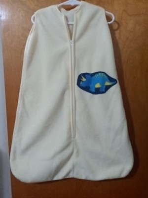 Yellow With Dino Sleeping Bag For Babies Believe It's Handmade #2795