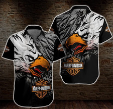 Personalized Harley Motor Racing Davidson Casual Button Down Shirt Unisex Adults