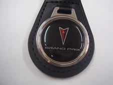 PONTIAC  GRAND PRIX    KEY CHAIN   LEATHER FOB