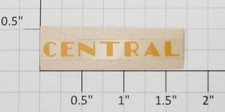Lionel 8580-120 Illinois "Central" F-3A Diesel Locomotive Sticker Decal