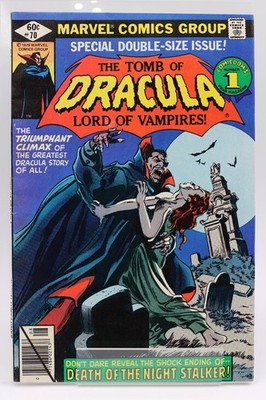 Tomb of Dracula #70   [7.0]   Gene Colan   1979   BRONZE AGE   Death of Dracula
