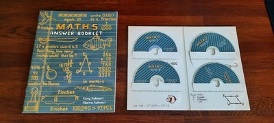 Teaching Textbooks Math 5 CD-ROM Set 4 Discs Complete CD's Grade 5 Homeschool