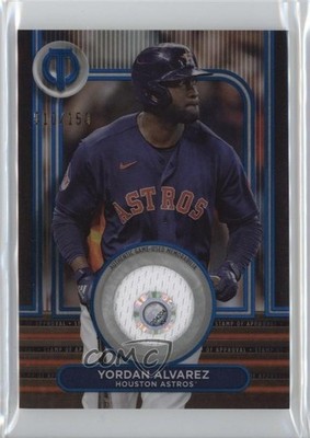 2024 Topps Tribute Stamp of Approval Relics Blue 10/150 Yordan Alvarez 00ht
