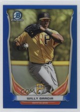 2014 Bowman Chrome Prospects Blue Refractor 109/250 Willy Garcia #BCP9 1tr